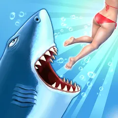 تحميل لعبة Hungry Shark Evolution مهكرة 2027 للأندرويد APK مجاناً