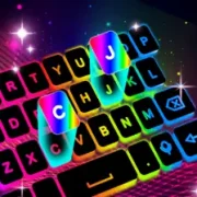تحميل تطبيق Neon LED Keyboard مهكر 2027 للأندرويد APK مجاناً